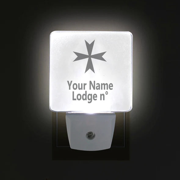 Order Of Malta Commandery LED Sign - 2 Pieces Plug-in - Bricks Masons
