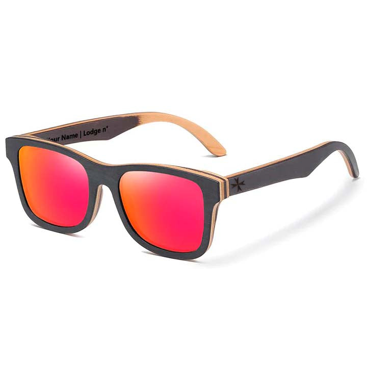Order Of Malta Commandery Sunglasses - Various Lenses Colors - Bricks Masons