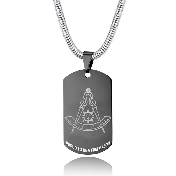 Past Master Blue Lodge California Regulation Necklace - (Various Colors) - Bricks Masons
