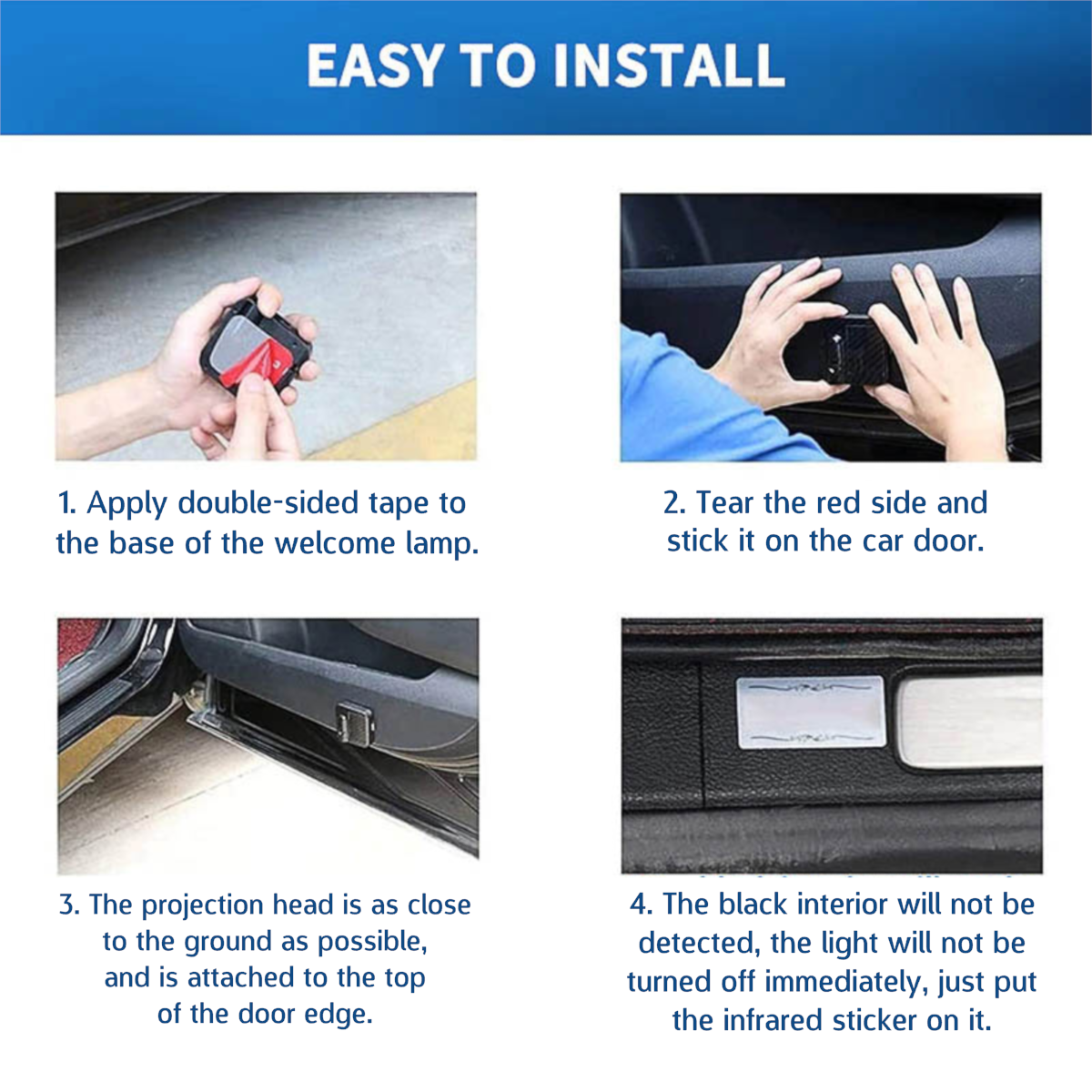 32nd Degree Scottish Rite Car Door Light Projector - Customizable Wireless LED - Bricks Masons