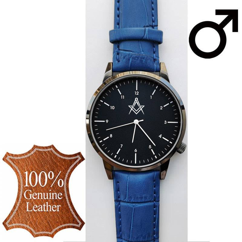 Master Mason Blue Lodge Wristwatch - Various Colors