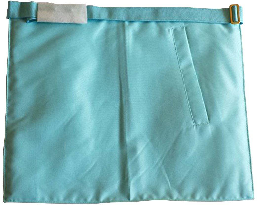 Master Mason Blue Lodge Canada Regulation Apron - Sky Blue Moire