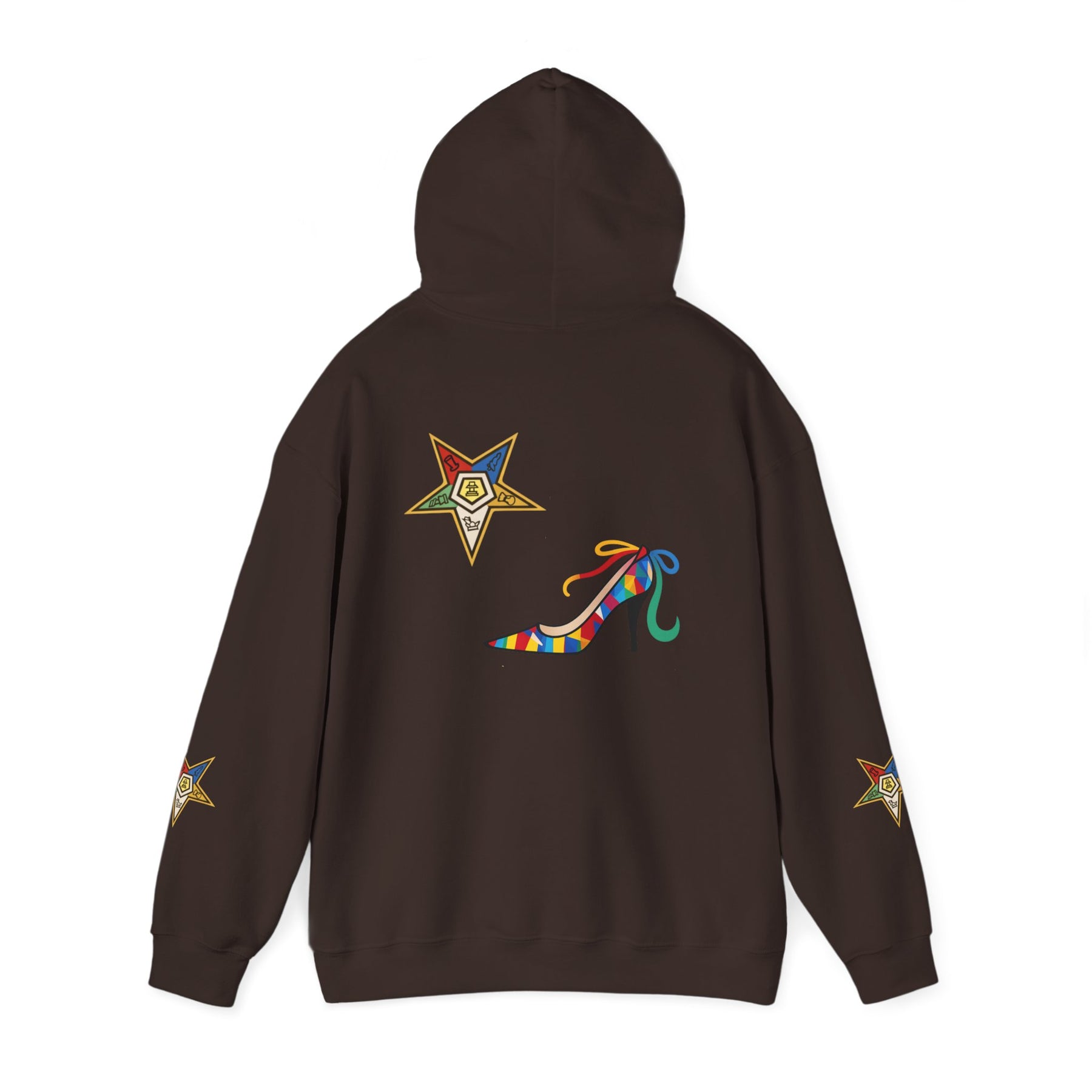 OES Hoodie - Faith Truth & Love with The Colorful Eastern Star - Bricks Masons