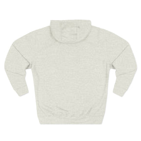 Red Cross of Constantine Hoodie - Three-Panel Fleece Chest Embroidered Motif - Bricks Masons
