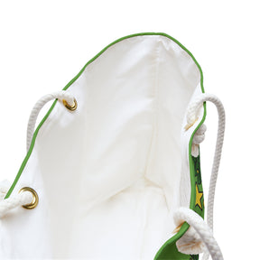Order of the Amaranth Travel Bag - Green Spun Polyester Weekender Bag - Bricks Masons
