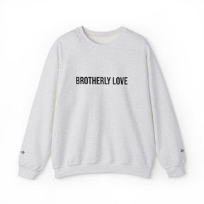 Master Mason Blue Lodge Sweatshirt - Brotherly Love Front & Sleeves Embroidery - Bricks Masons