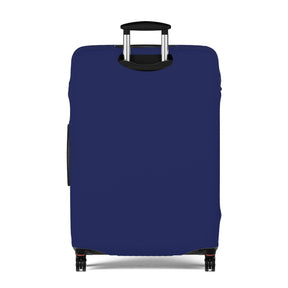 Master Mason Blue Lodge Luggage Cover - Blue with Silver Square & Compasses Emblem