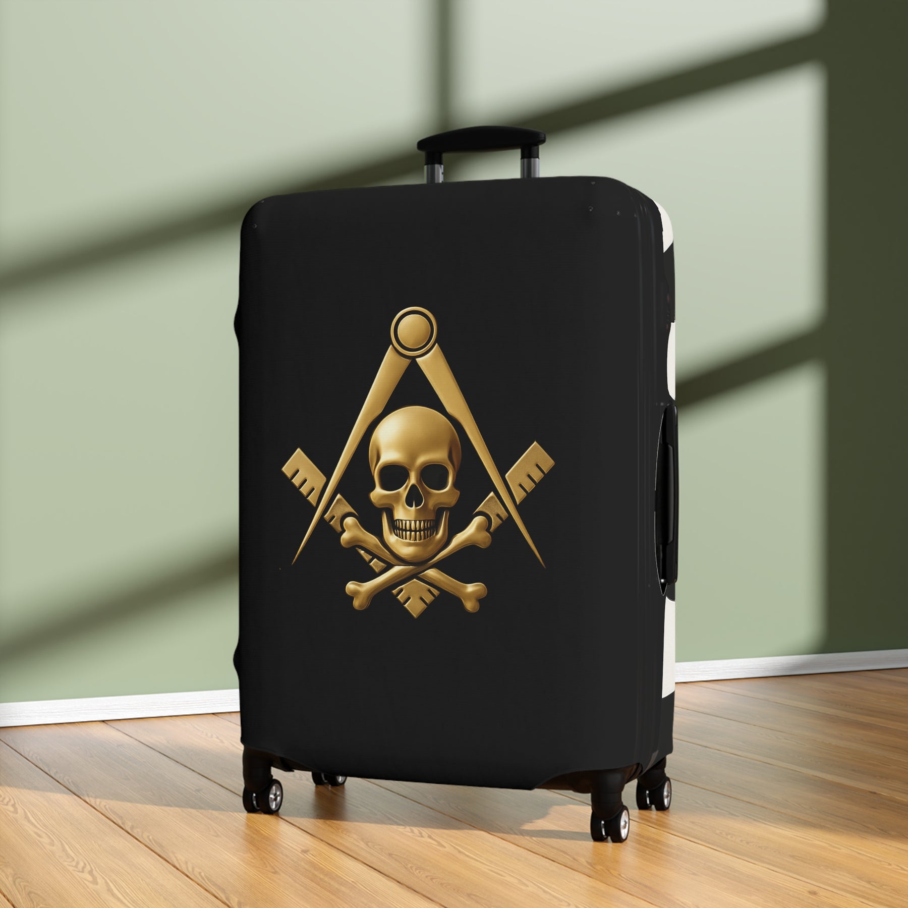 Widows Sons Luggage Cover - Square & Compass with Skull & Bones Emblem
