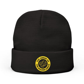Order of the Golden Circle Beanie - Knit Embroidery Emblem - Bricks Masons