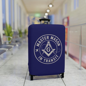 Master Mason Blue Lodge Luggage Cover - Master Mason in Transit S&C G Emblem