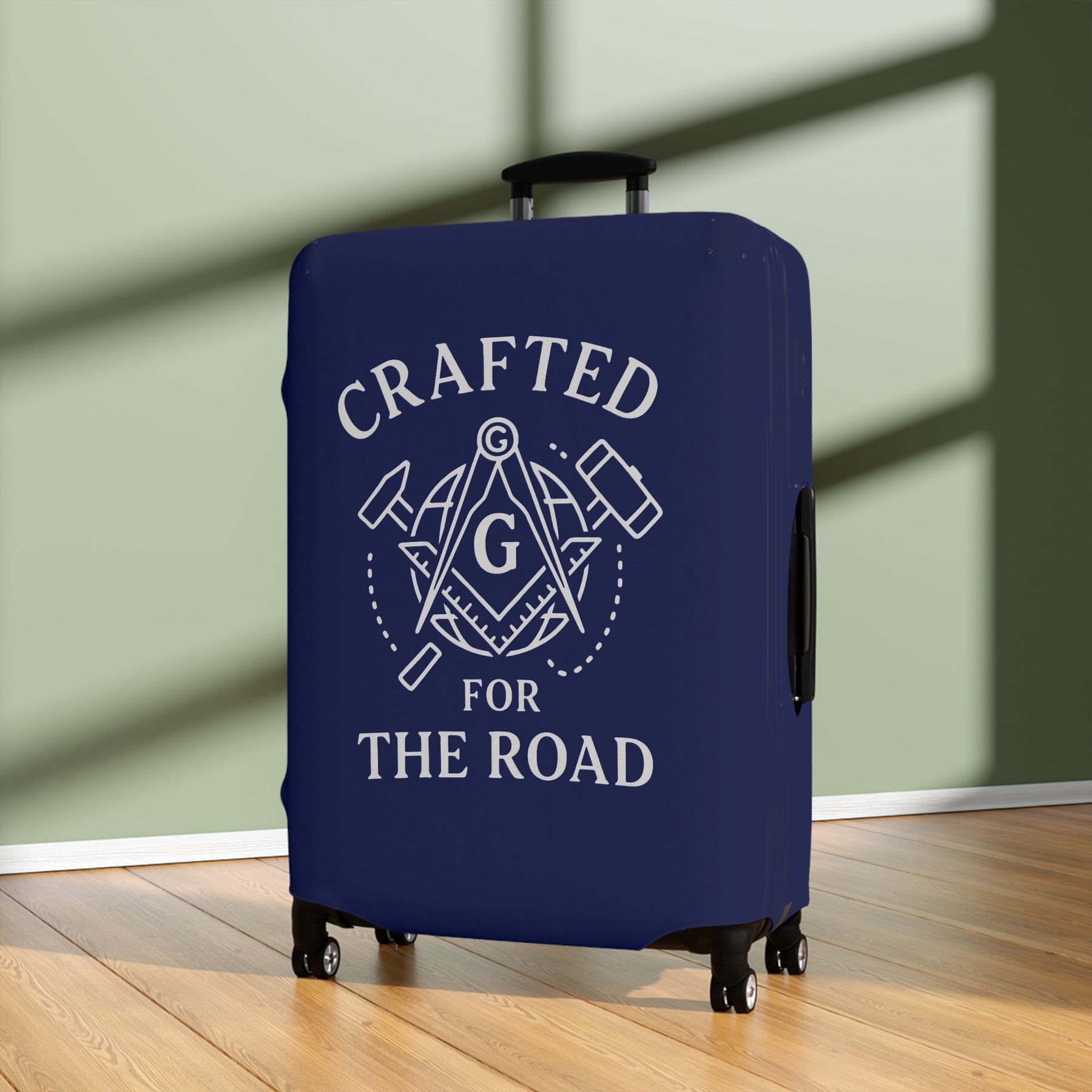 Master Mason Blue Lodge Luggage Cover - Crafted for The Road S&C G & Tools