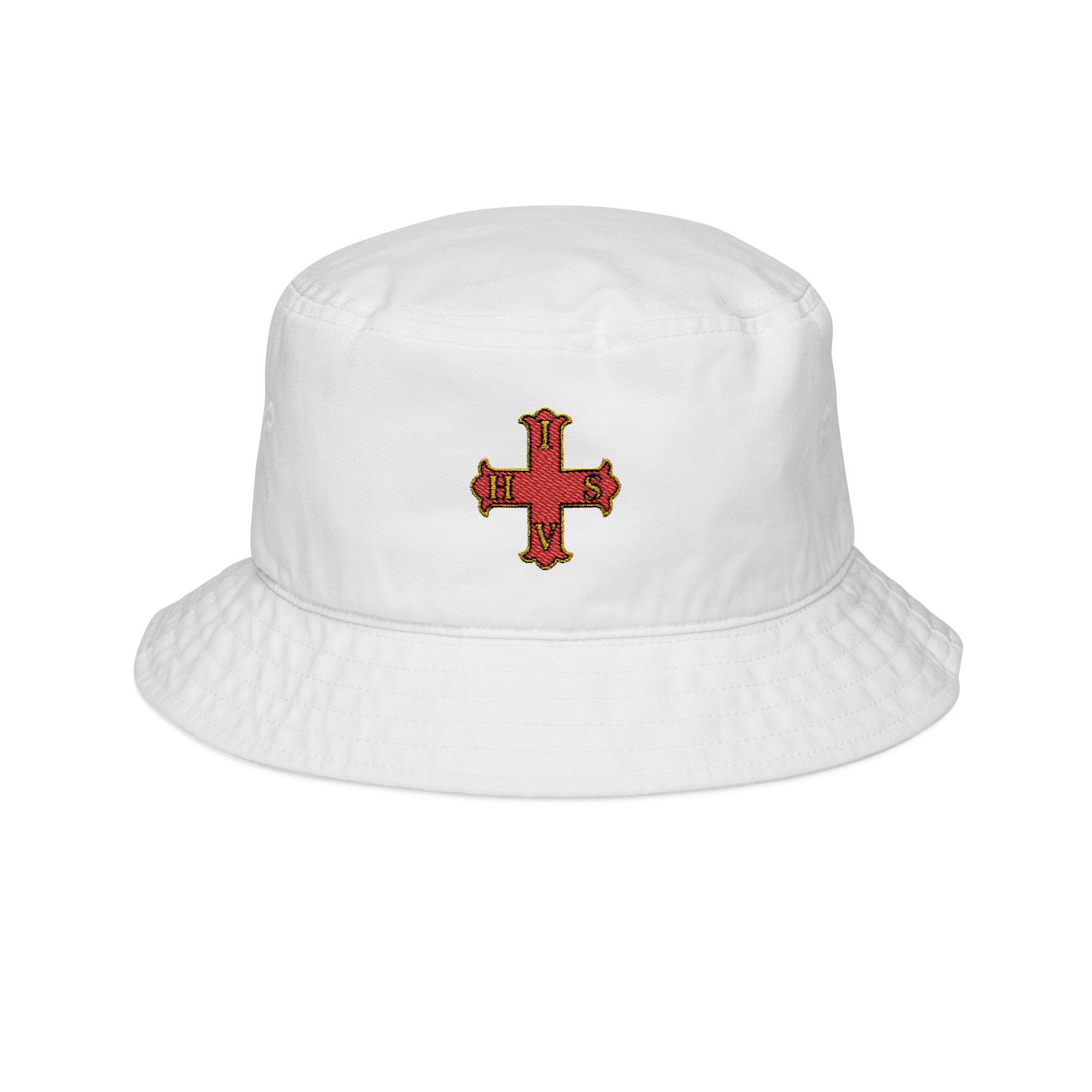 Knights Templar Bucket Hat - IHSV Cross Embroidery