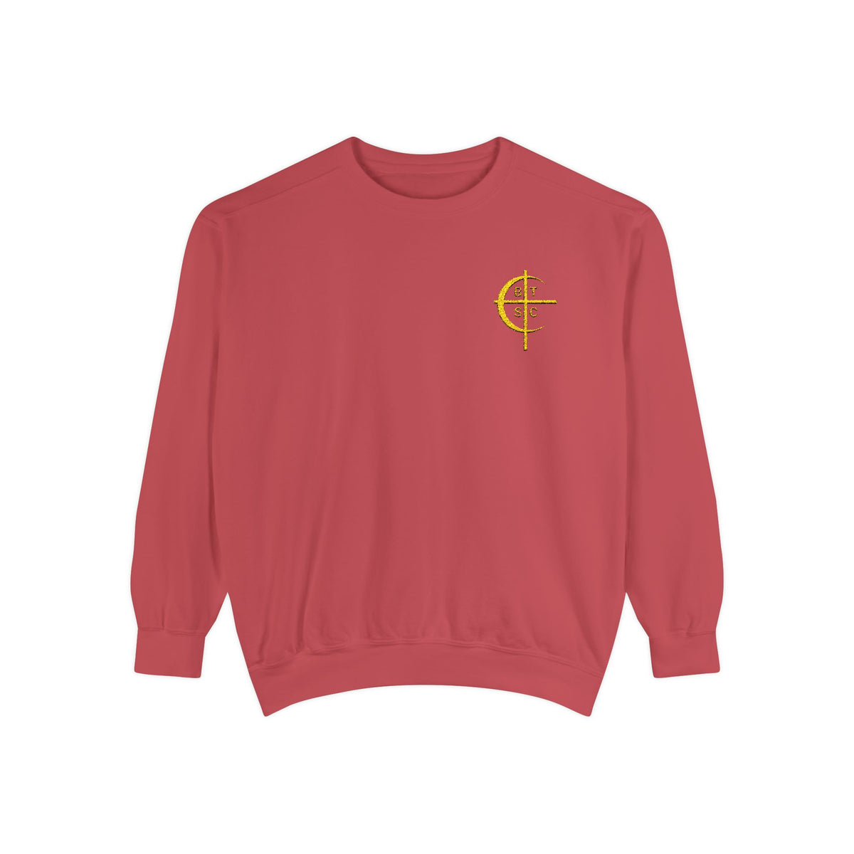 Council of Crusaders Sweatshirt - Embroidered Crusader Cross Chest Crest - Bricks Masons