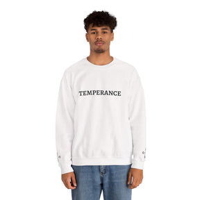 Entered Apprentice Blue Lodge Sweatshirt - Temperance Front & Sleeves Embroidery - Bricks Masons