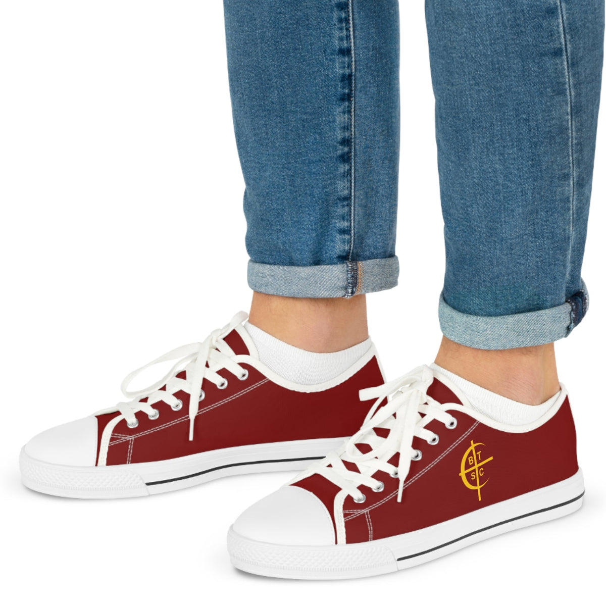 Council of Crusaders Sneaker - Low Top Sneaker Black & White - Bricks Masons