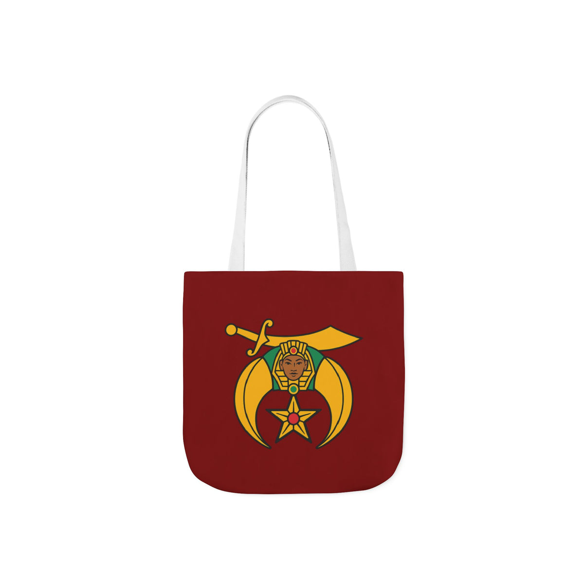 Daughters of Sphinx Tote Bag - Maroon Polyester - Bricks Masons