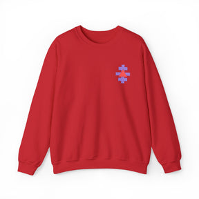 Knight Templar Priests Sweatshirt - Crewneck Embroidered Emblem - Bricks Masons