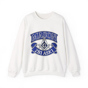 Master Mason Blue Lodge Sweatshirt - 2B1 ASK1 Square &amp; Compass G