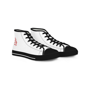 Red Branch of Eri Sneaker - High Top Black & White Red Branch - Bricks Masons