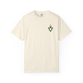 Allied Masonic Degrees T-Shirt - Cotton Garment-Dyed Tee Various Colors - Bricks Masons