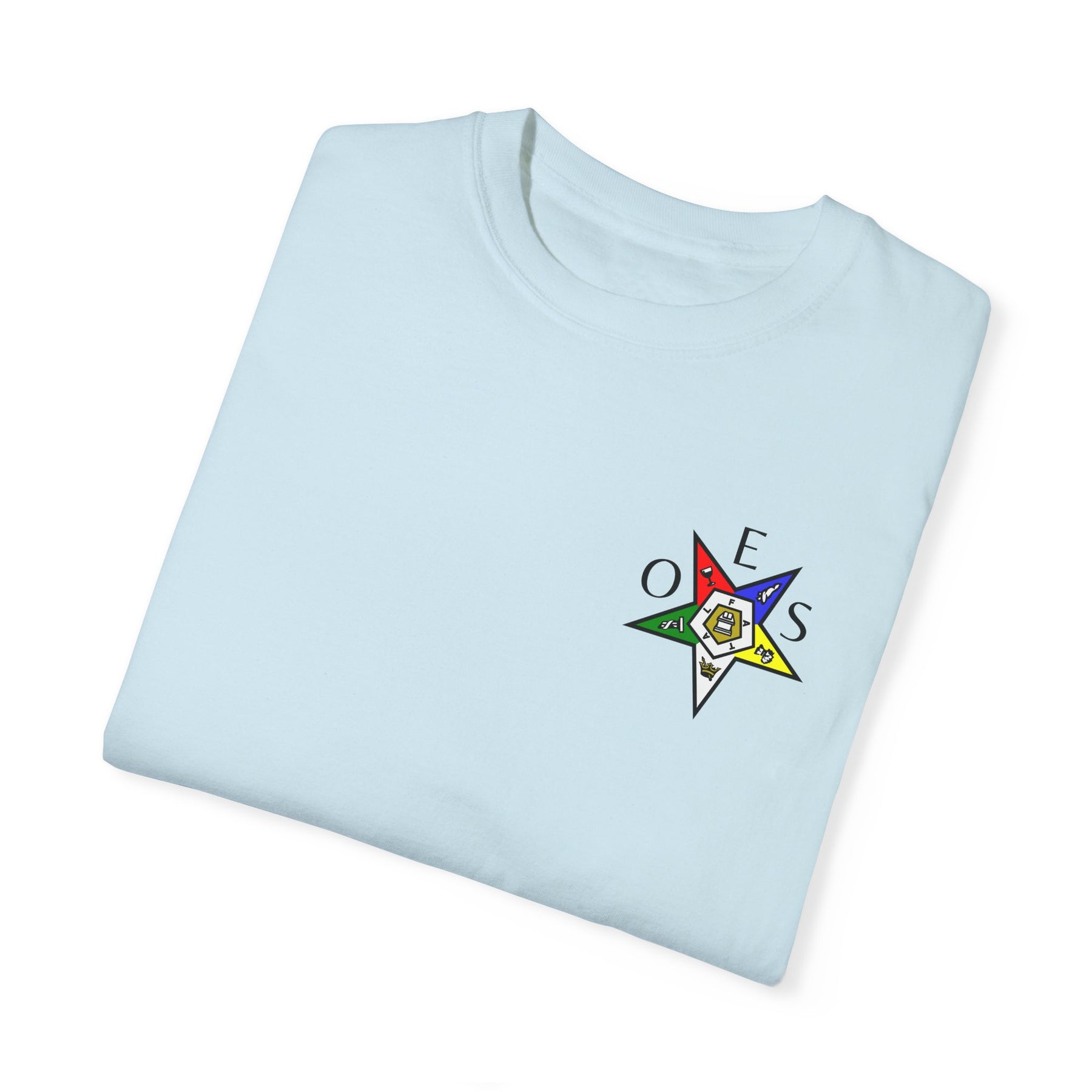 OES T-Shirt - Garment-Dyed Tee OES Star Various Colors - Bricks Masons