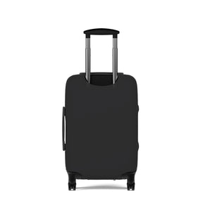Master Mason Blue Lodge Luggage Cover - Gold Square & Compass G with Custom Text