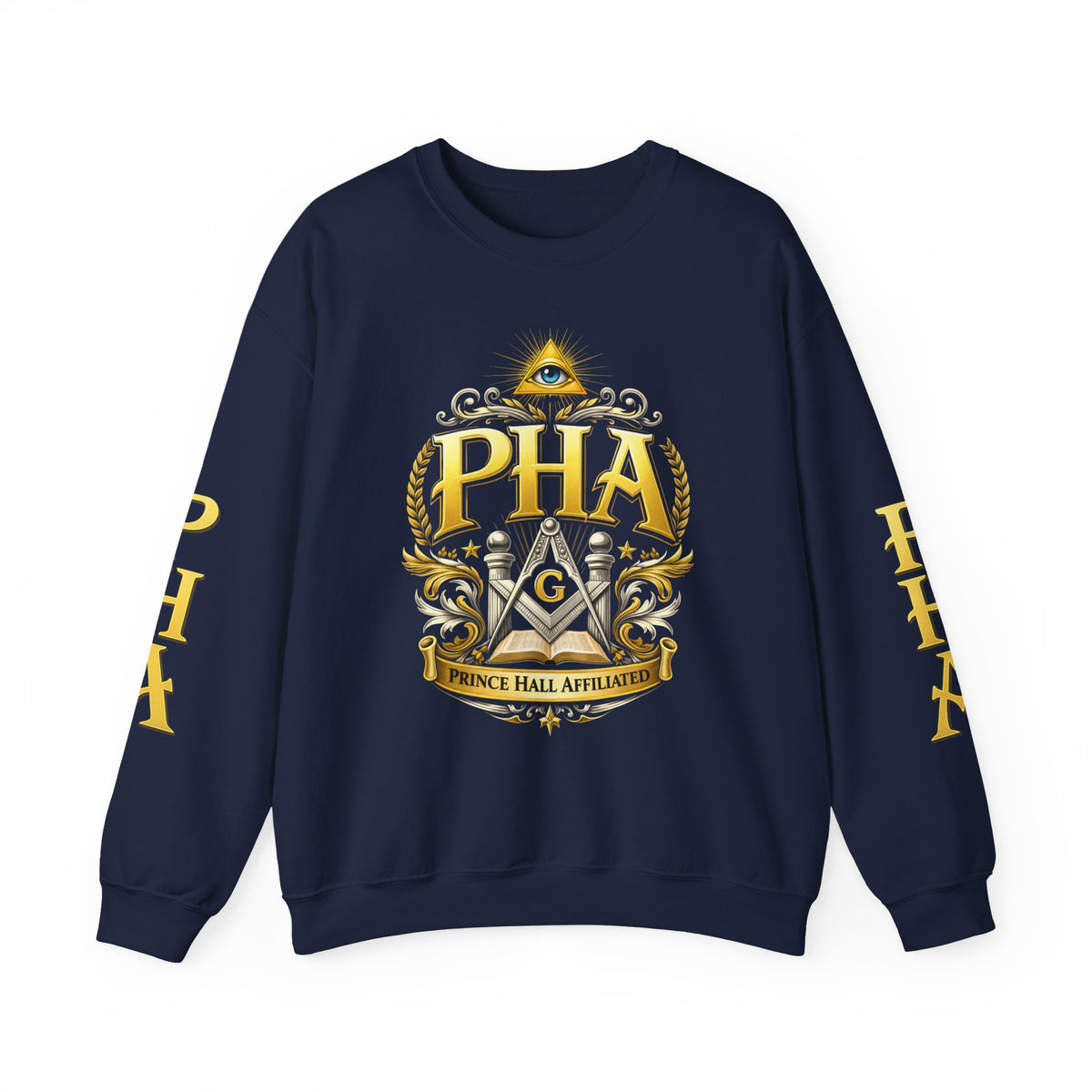 Sweatshirt der Master Mason Blue Lodge – Prince Hall Affiliated Square &amp; Compass G &amp; Eye