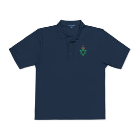 Allied Masonic Degrees Polo Shirt - Embroidered AMD Emblem Various Colors - Bricks Masons