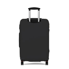 Master Mason Blue Lodge Luggage Cover - Gold Square & Compasses G Emblem Print