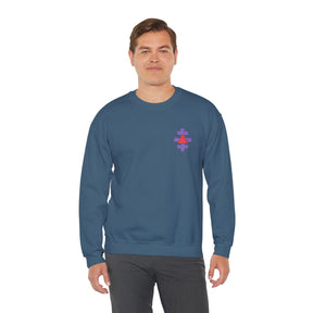 Knight Templar Priests Sweatshirt - Crewneck Embroidered Emblem - Bricks Masons