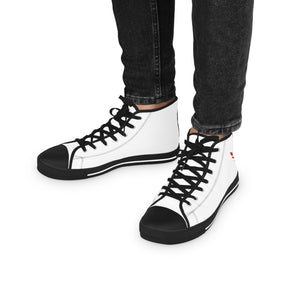 Red Branch of Eri Sneaker - High Top Black & White Red Branch - Bricks Masons