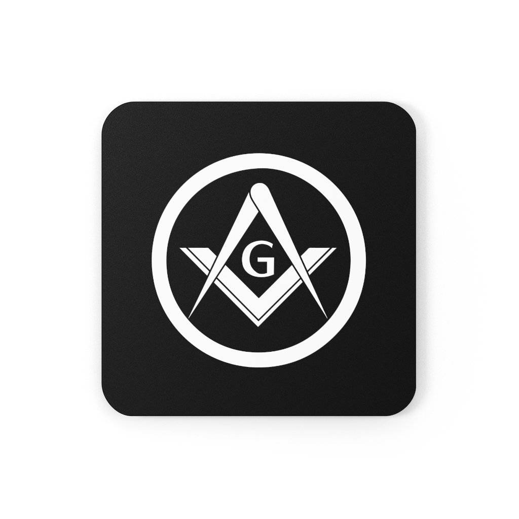 Master Mason Blue Lodge Coaster - Square & Compass G