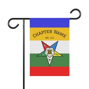 OES Yard Flag - Colorful Printed Design With Personalization - Bricks Masons