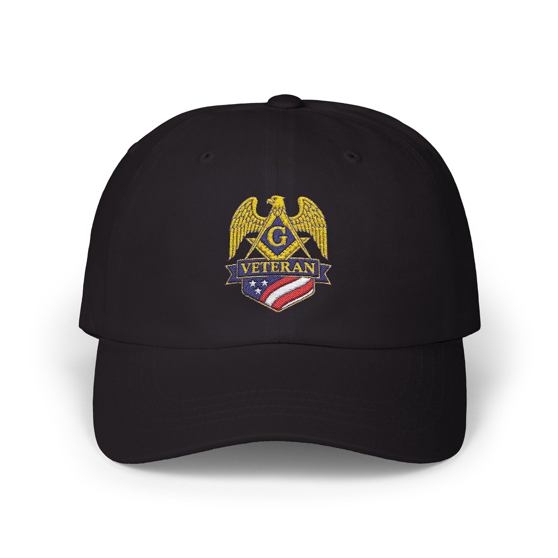 Master Mason Blue Lodge Baseball Cap - Embroidered Veteran Mason Dad Cap - Bricks Masons