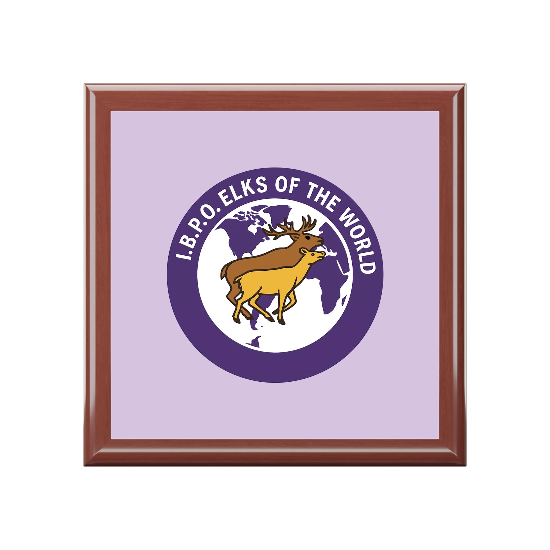 Elks of The World Jewelry Box - Elk Emblem Design
