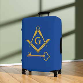 International Masons Luggage Cover - Square & Compass G with Key Emblem