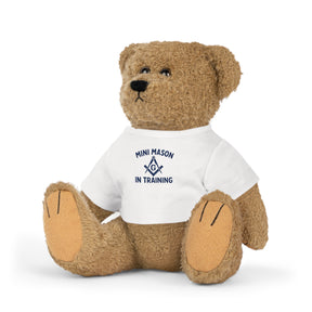 Master Mason Blue Lodge Teddy Bear - Mini Mason In Training 4 Plushies - Bricks Masons