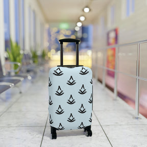 Past Master Blue Lodge Luggage Cover - Square & Compasses with Quadrant Emblem