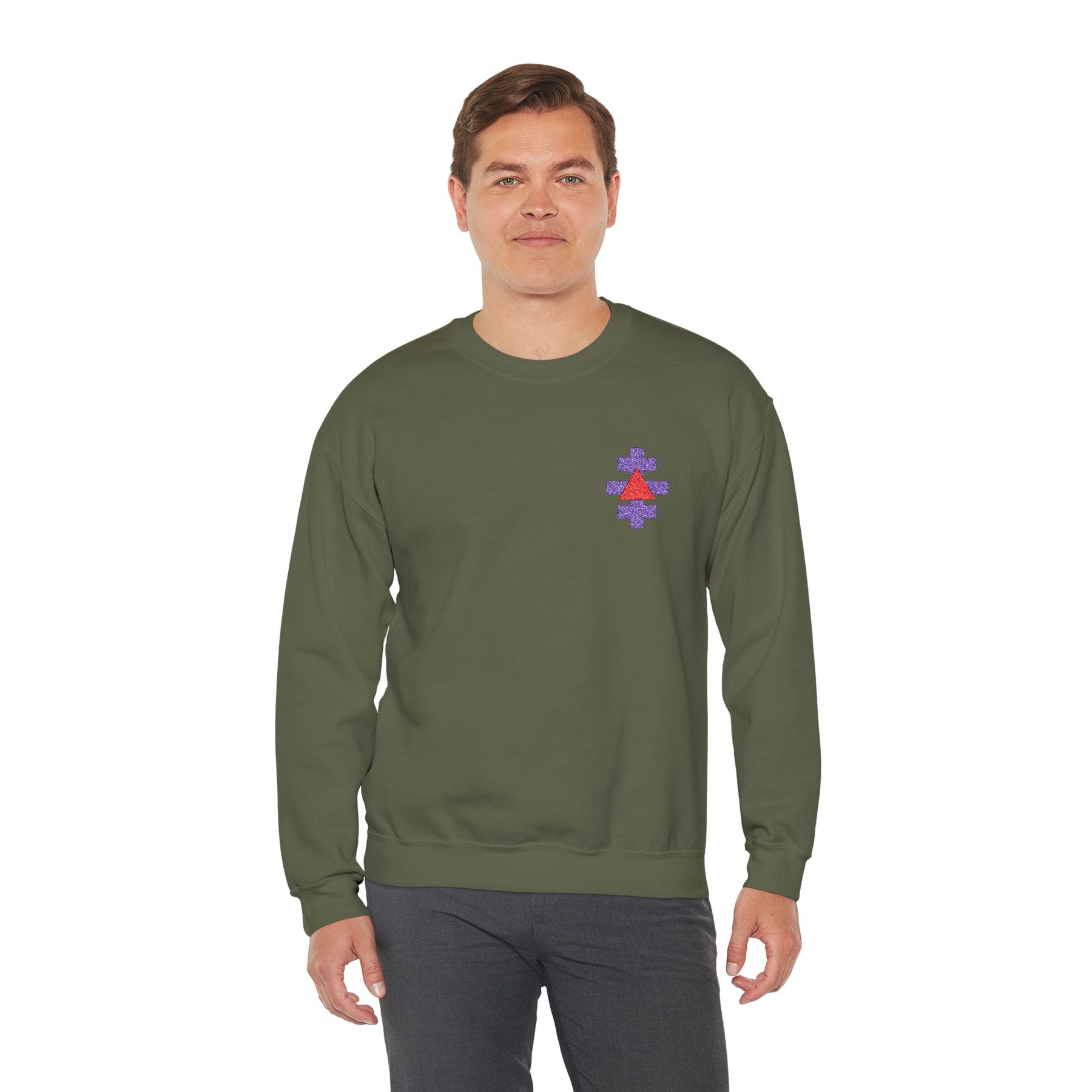 Knight Templar Priests Sweatshirt - Crewneck Embroidered Emblem - Bricks Masons