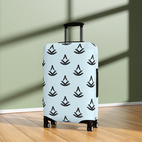 Past Master Blue Lodge Luggage Cover - Square & Compasses with Quadrant Emblem