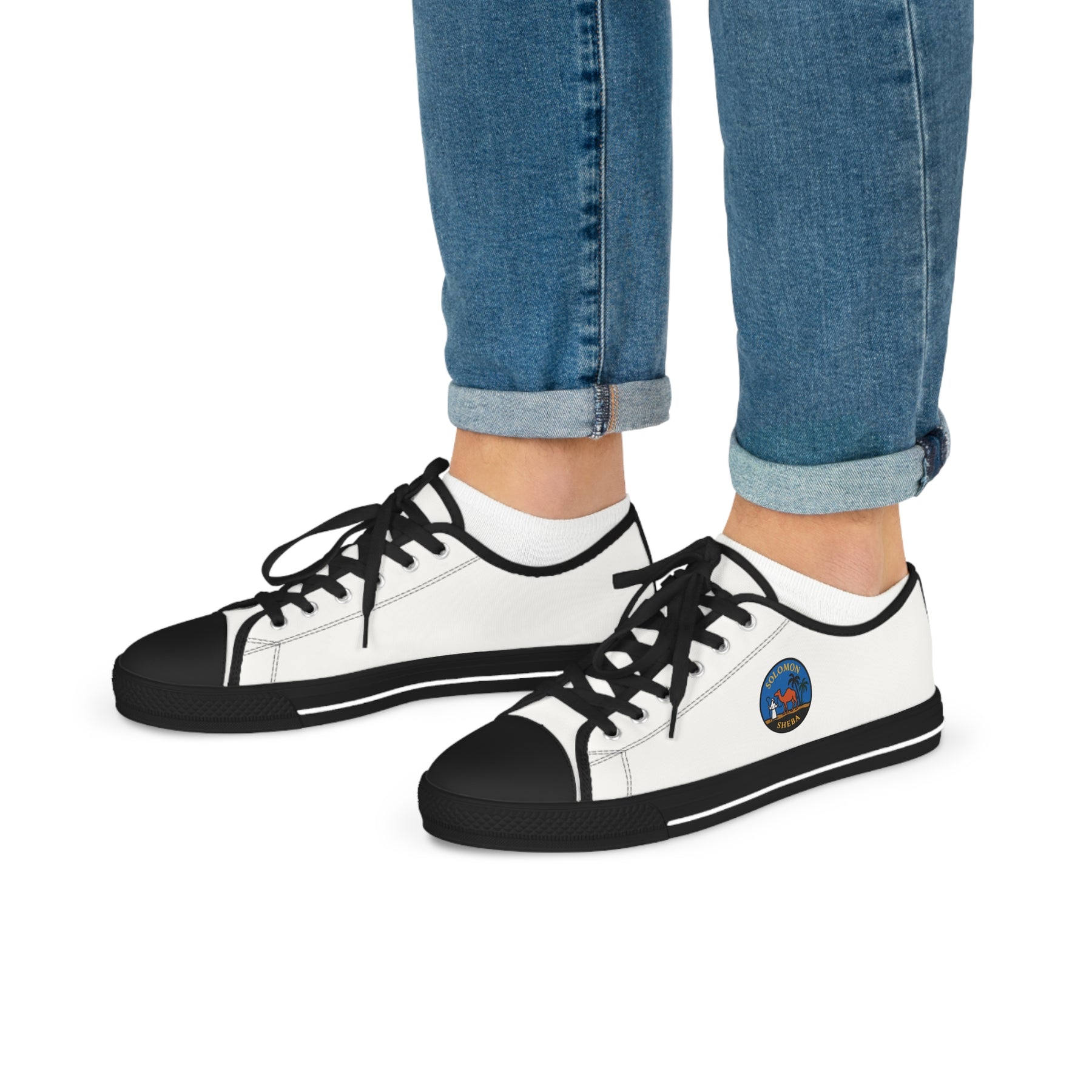 Queen of the South Sneaker - Low Top Sneaker Black & White - Bricks Masons