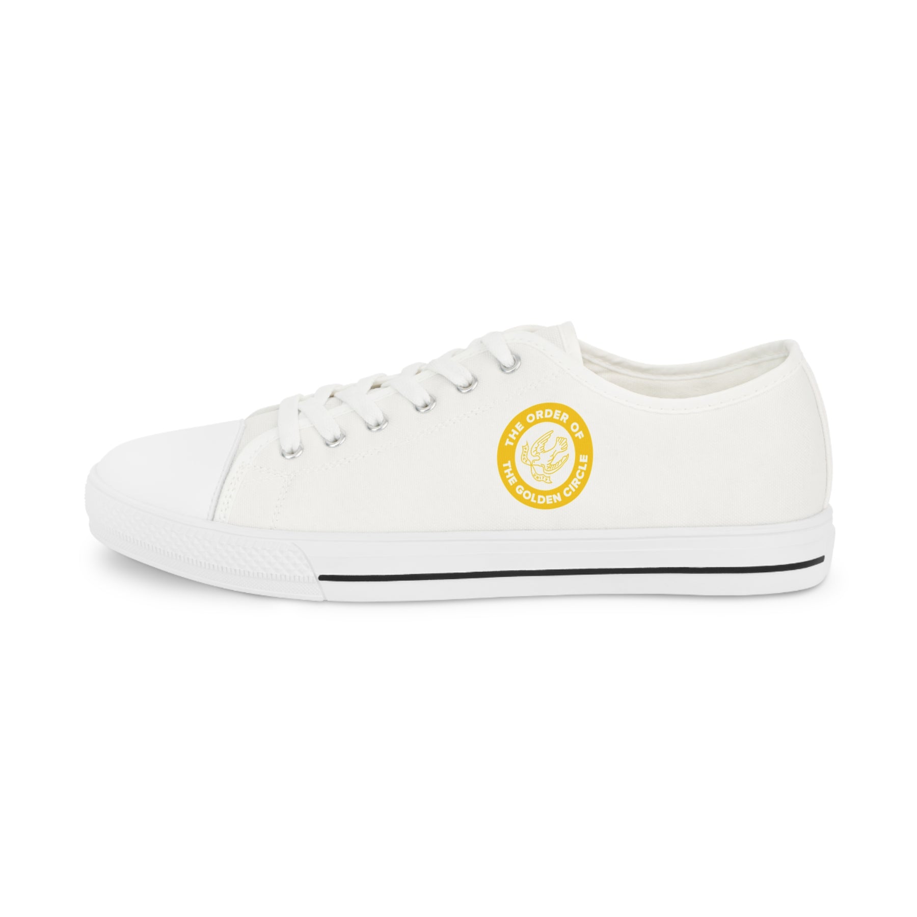 Order of the Golden Circle Sneaker - Low Top Sneaker Black & White - Bricks Masons