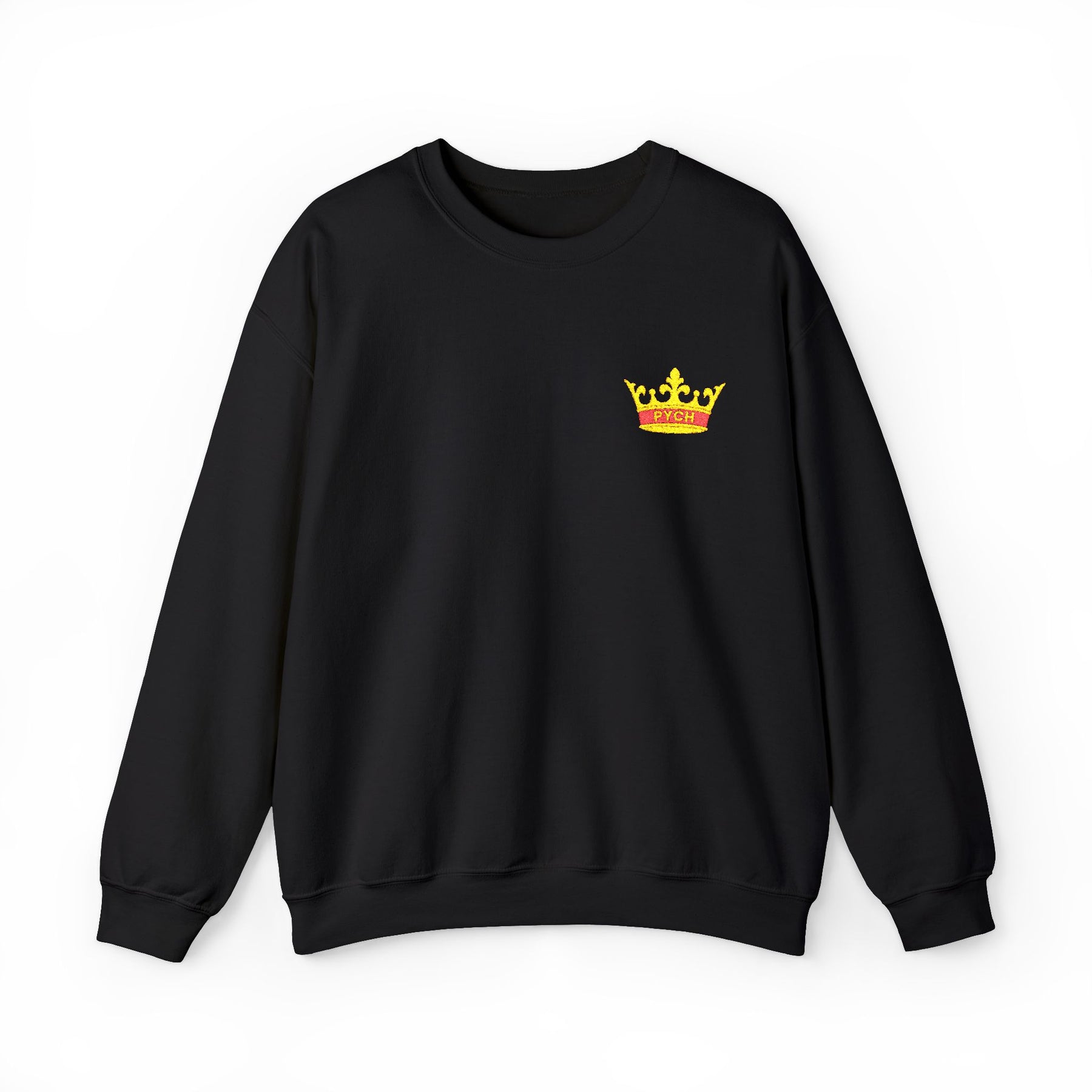 PYCH Sweatshirt - Crewneck Front Chest Crest - Bricks Masons