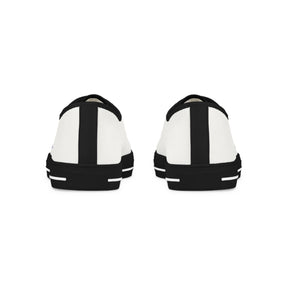 LOCOP Sneaker - Low Top Sneaker Black & White Purple Emblem - Bricks Masons