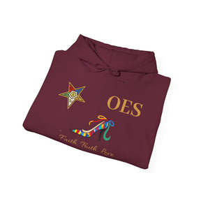 OES Hoodie - Faith Truth & Love with The Colorful Eastern Star - Bricks Masons