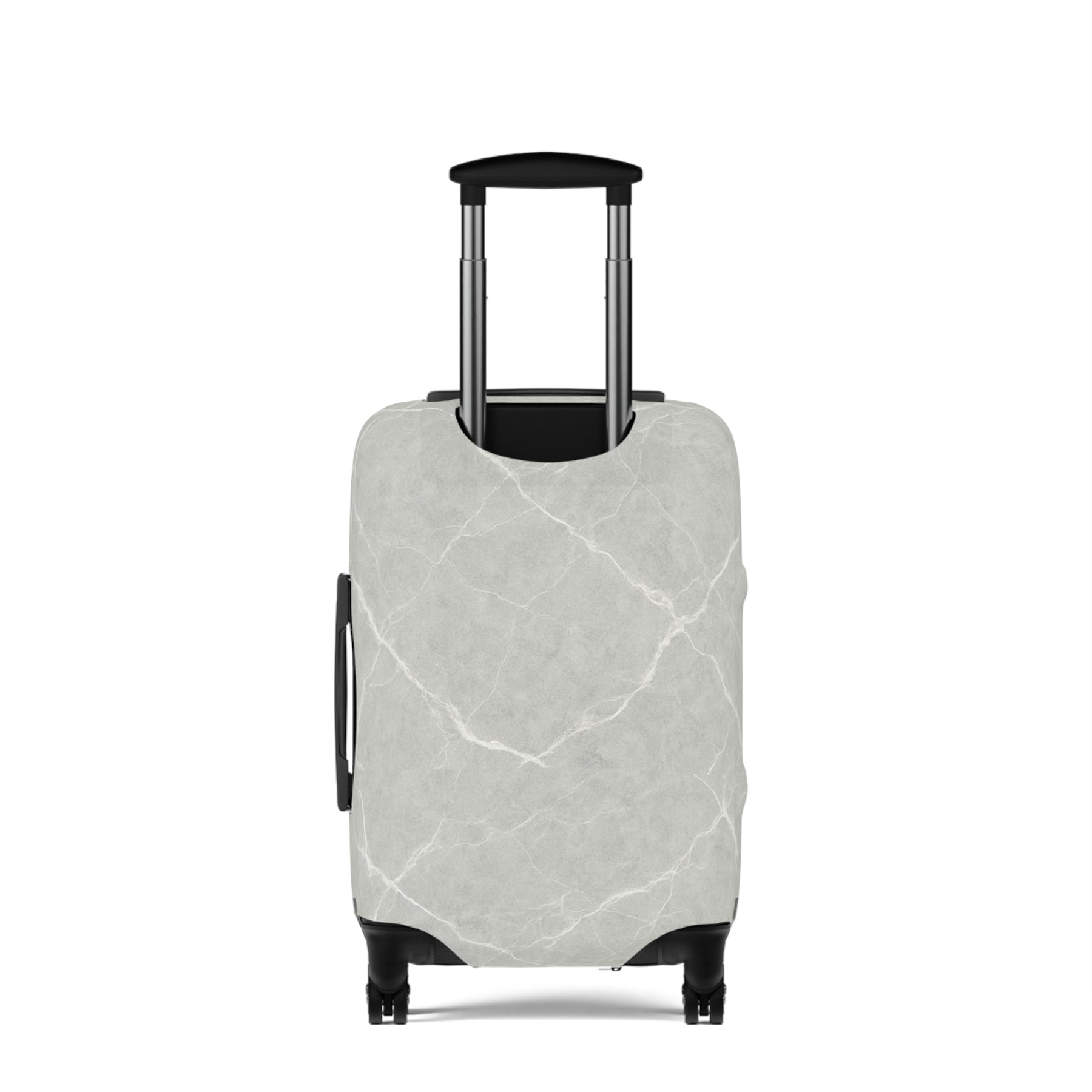 Master Mason Blue Lodge Luggage Cover - Black Square & Compasses with G Emblem