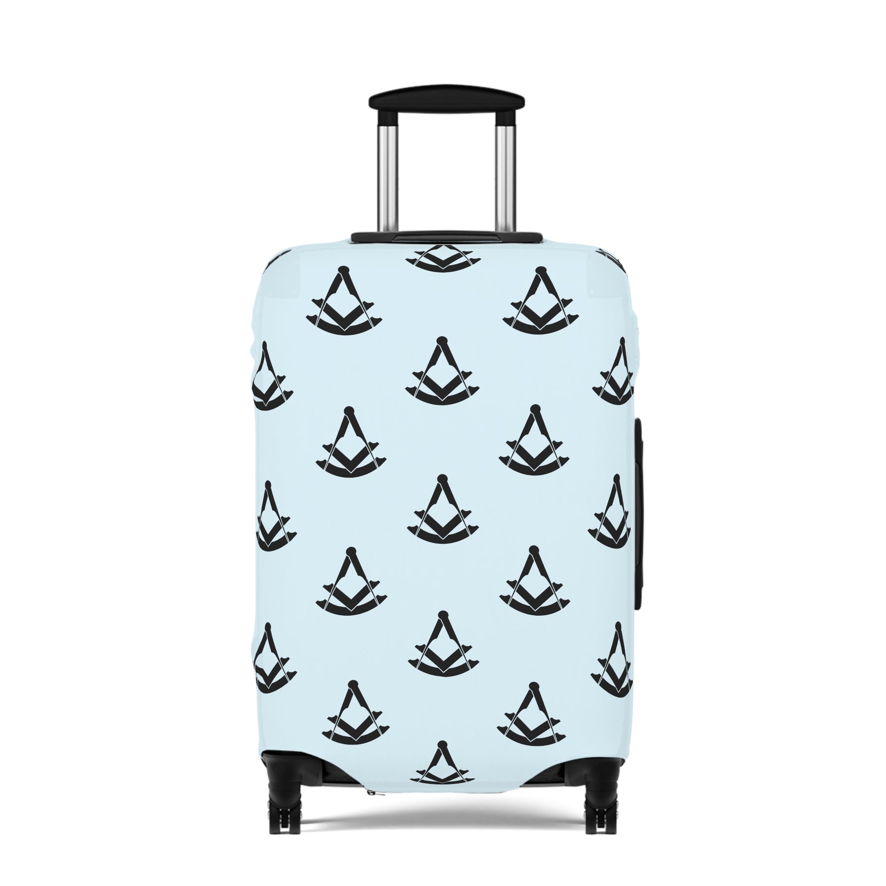 Past Master Blue Lodge Luggage Cover - Square & Compasses with Quadrant Emblem