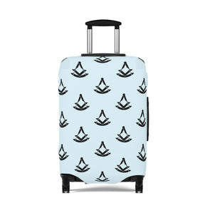Past Master Blue Lodge Luggage Cover - Square & Compasses with Quadrant Emblem