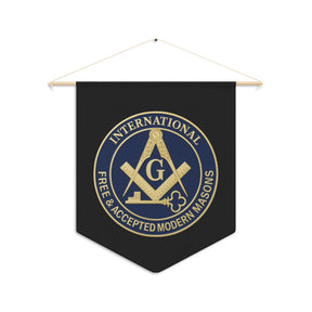 International Masons Pennant - Free and Accepted Modern Masons - Bricks Masons