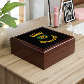 Rose of Seven Seals Jewelry Box - Royal Rose Emblem